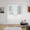 Deanta Windsor White Primed Glazed Door