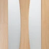 XL Verona Internal Oak Fire Door With Clear Glass
