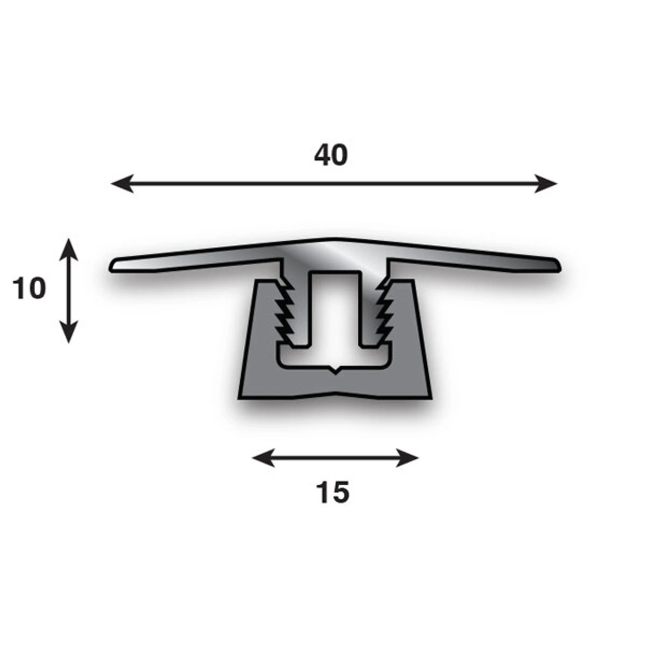 Timber Flooring Twin Profile Silver 990mm 1 Timber Flooring Twin Profile Silver 990mm