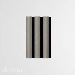 Deanta Immerse Fully Finished Light Grey Ash Acoustic Wall Panel 2400 X 600 X 21mm (AWPLGA)
