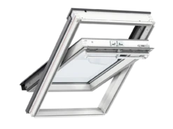 Velux GGL 3070 Manual Centre Pivot White Painted Roof Window Double Glazed (Various Size)