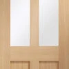 XL Malton Shaker Internal Oak Door With Clear Glass
