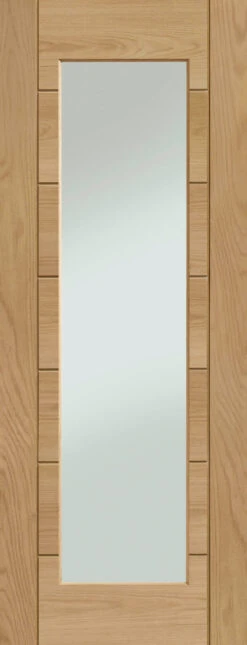 XL Palermo Essential 1 Light Internal Oak Glazed Door