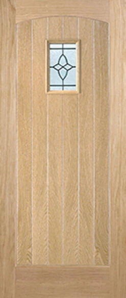 LPD Cottage Oak Glazed Door