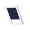 Velux DKL 1025SWL Blackout Roller Blinds Dark Blue With White Line