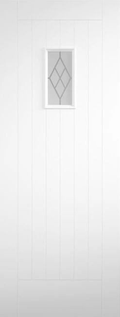 XL Tricoya Chancery External Double Glazed Door With Clear Glass 1981 X 838 X 44mm (33'')