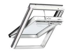Velux GGU 006821U White Polyurethane Electric Centre Pivot Roof Window (Various Sizes)