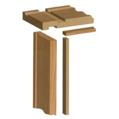 Whitewood Planed Timber Door Lining Kit Including Stop Firecheck 38 X 140mm
