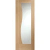XL Emilia Internal Oak Door With Clear Glass 1981 X 762 X 35mm (30 Inch)