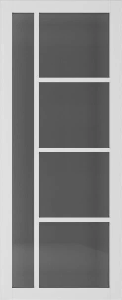 Deanta Brixton White Primed Tinted Glazed Door