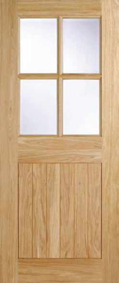 LPD Cottage 4L Oak Glazed Door