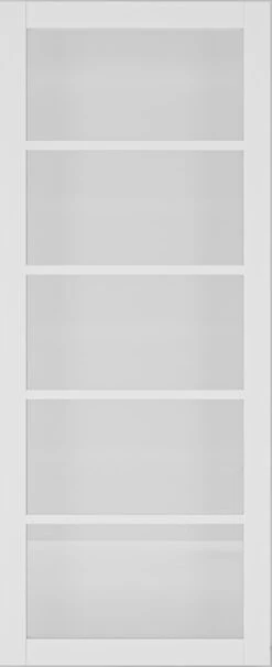 Deanta Shoreditch White Primed Glazed Door