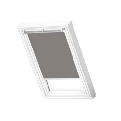 Velux DKL 0705SWL Blackout Roller Blinds Grey With White Line