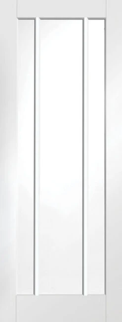 XL Worcester Internal White Primed Clear Glass Door