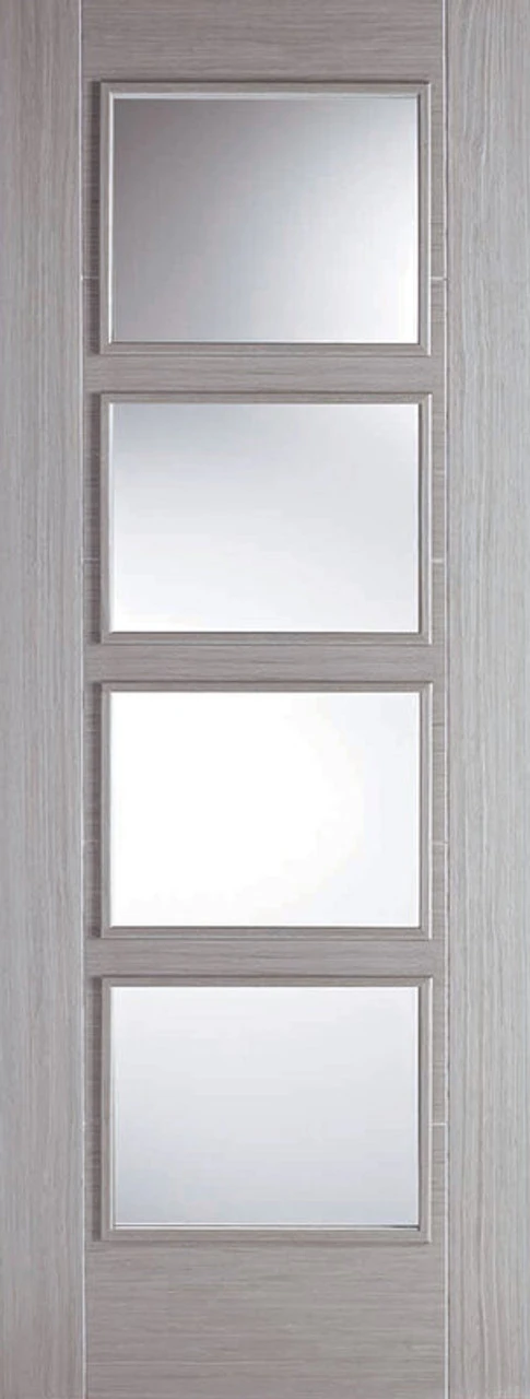 LPD Vancouver 4L Fully Finished Light Grey Glazed Door 1 LPD Vancouver 4L Fully Finished Light Grey Glazed Door