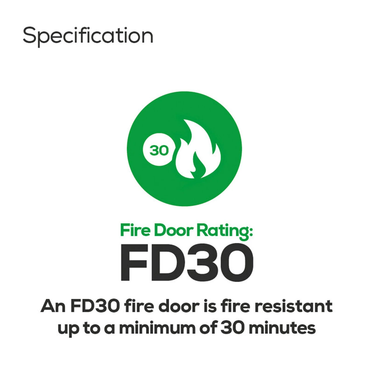 Deanta Pamplona Fully Finished Walnut Fire Door 8 Deanta Pamplona Fully Finished Walnut Fire Door - Image 8