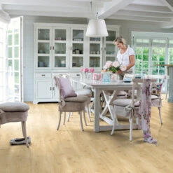 Quick Step Balance Click Plus Drift Oak Beige Classic Livyn Vinyl Flooring (2.105m2)
