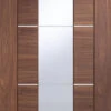 XL Portici Fully Finished Walnut Door Clear Glass