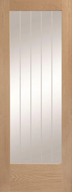 XL Suffolk Original 1 Fully Finished Oak Glass Door