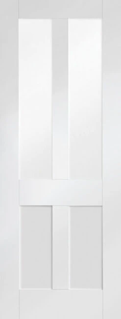 XL Malton Shaker Internal White Primed Clear Glass Door
