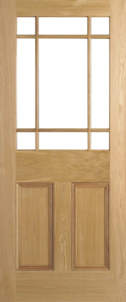 LPD Downham Oak Unglazed Door