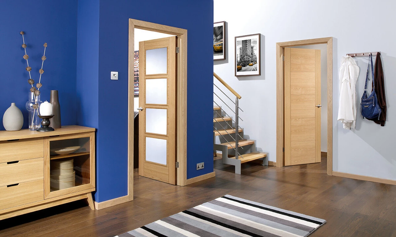 LPD Vancouver Fully Finished Oak Glazed Door 2 LPD Vancouver Fully Finished Oak Glazed Door - Image 2