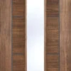 LPD Vancouver Laminated Walnut Glazed Door