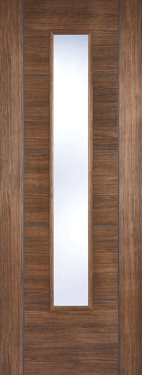 LPD Vancouver Laminated Walnut Glazed Door 1 LPD Vancouver Laminated Walnut Glazed Door