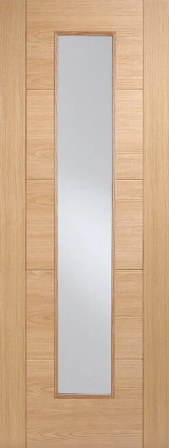 LPD Vancouver Fully Finished Oak Long Glazed Fire Door