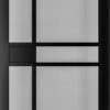 Deanta Dalston Fully Finished Black Tinted Glazed Door